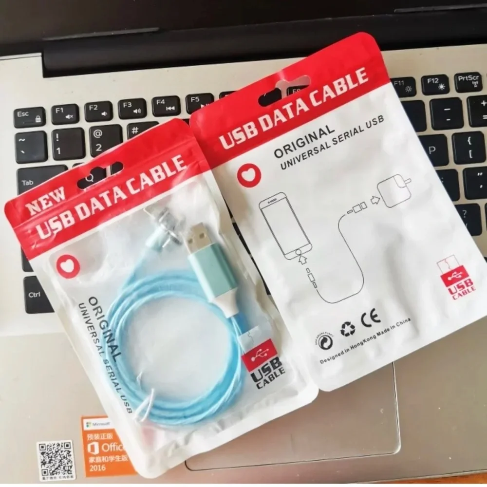 3 in 1 luminous magnetic charging cable